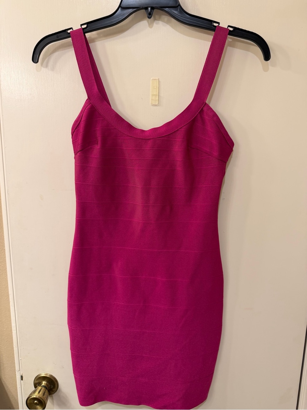 WOW couture Fuchsia Bodycon Mini Dress